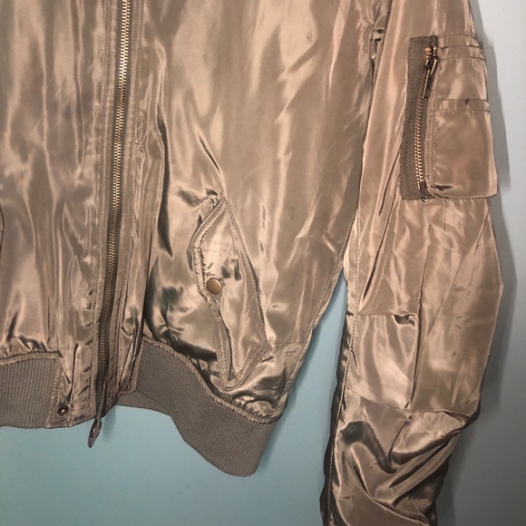 Olive Bomber Jacket - Picture 4 of 4